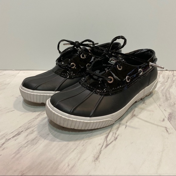 Michael Kors Hyde Black Duck Shoes 6 - Picture 9 of 9